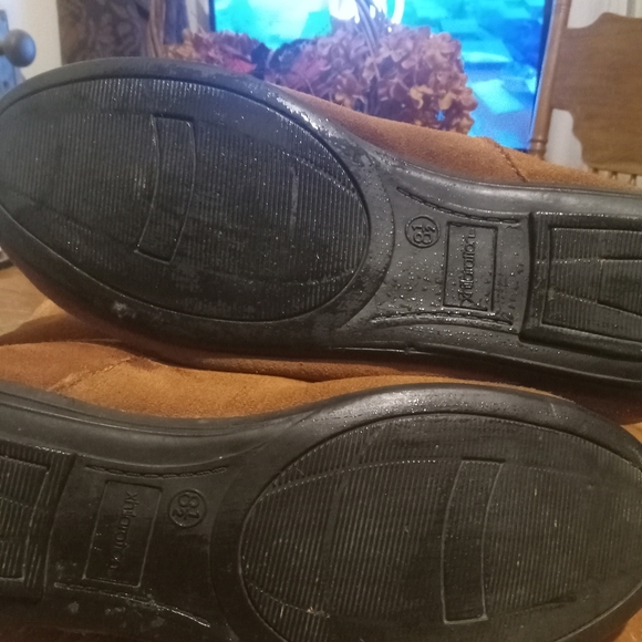 Xhilaration Leather Knee High Fringe Boots - Picture 5 of 6